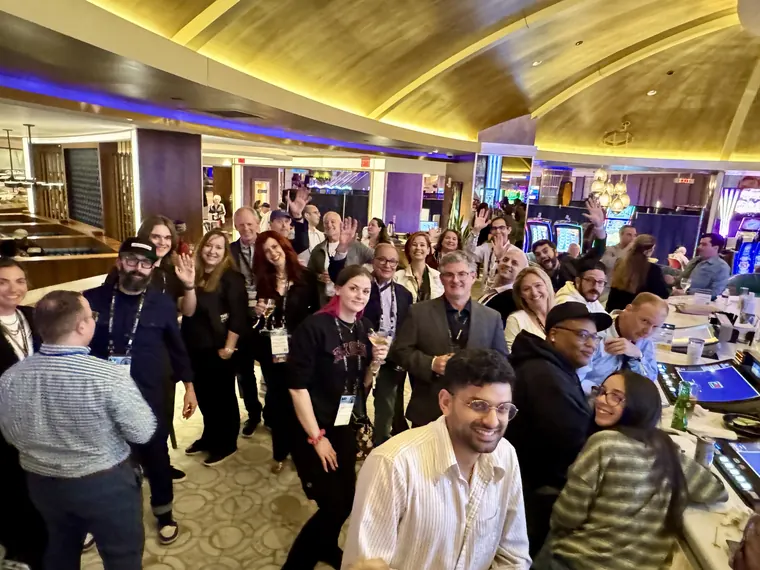 The happy hour crowd at the Hard Rock's Center Bar